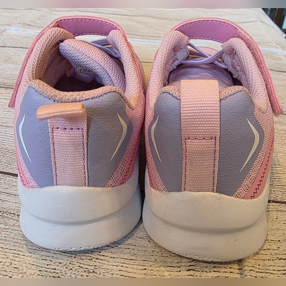 Skechers Microspec Max Pink Big Girl's Size 1 No Tie Laces - Picture 5 of 11